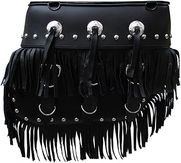 leather fringe for saddlebags