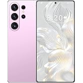 SmlPrz Unlocked Smartphone, 4G Dual SIM, 6.75" HD Screen, 4GB+32GB (256GB Expandable), 16MP+21MP Camera, Android 12.0, GPS/WiFi/OTG/Face ID 4G Mobile Phone (Pink)