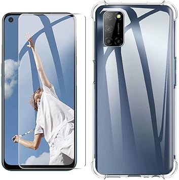Scdmy Funda Para Oppo A72 Cover Cristal Templado Airbag De Cuatro Esquinas Funda Ultra Fina Transparente Tpu Protectora Silicona Carcasa Protector Case Cover Para Oppo A72 Amazon Es Electronica