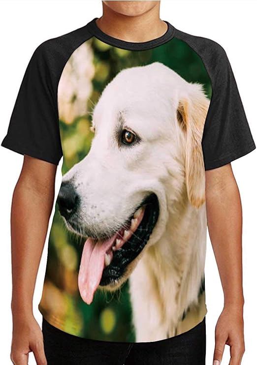 Yellow Golden Labrador Retriever Dog,Unisex TShirts Top