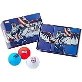 Volvik Vivid Soft: Captain America Golf Balls (Half Dozen)