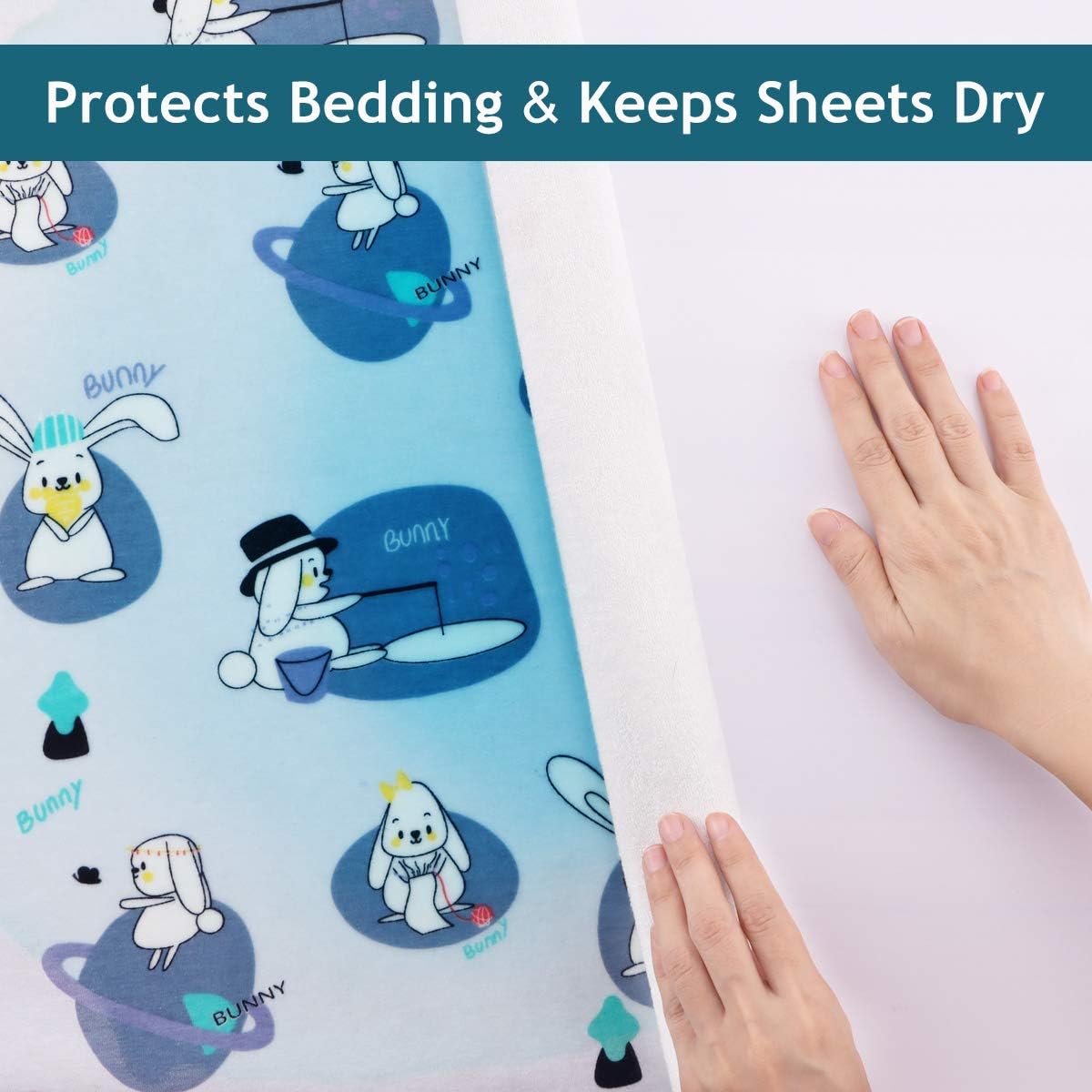 ROCCED Baby Bed Pad Waterproof Washable Reusable 31"x40" Large Toddler Mattress Protector Incontinence Pads Sheet Cover Underpads for Kids Adults and Pets Potty Training Mat: Home & Kitchen