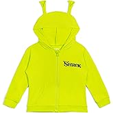DreamWorks Shrek French Terry Zip Up Cosplay Hoodie Toddler to Big Kid Sizes (2T - 14-16)