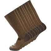 GRIP6 Wool Boot Socks - Merino Wool Socks Made in The USA - Lightweight Wool Hiking Socks - Warm Boot Socks for Men and Women