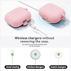 Ljusmicker for AirPods Pro 3 Case 2025 with Cleaner