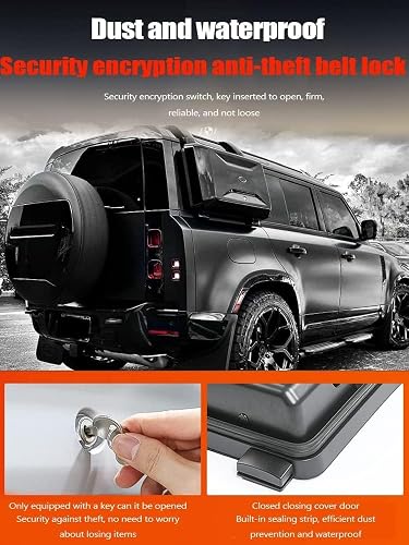 Side Mounted Gear Box Carrier For Land Rover Defender 110 2020-2024 – Black, Exterior Tool Box, 1-Year Warranty