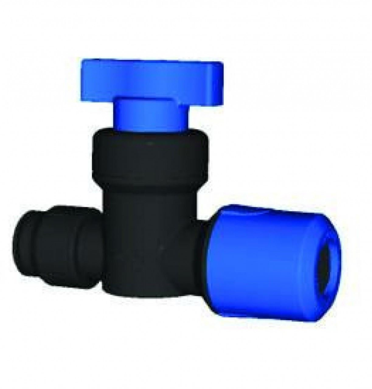 25mm to 15mm Copper SPEEDFIT MDPE Stop Tap - UGSTV2515