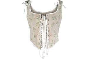 SHOPESSA Push Up Corset Top for Women Victorian Bustier Tops Steampunk Belt Pirate Renaissance Vest Overbust Corsets