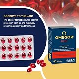 OMEGOR Krill Oil Capsules Omega 3 Antartic EPA DHA 60 Softgels view 7