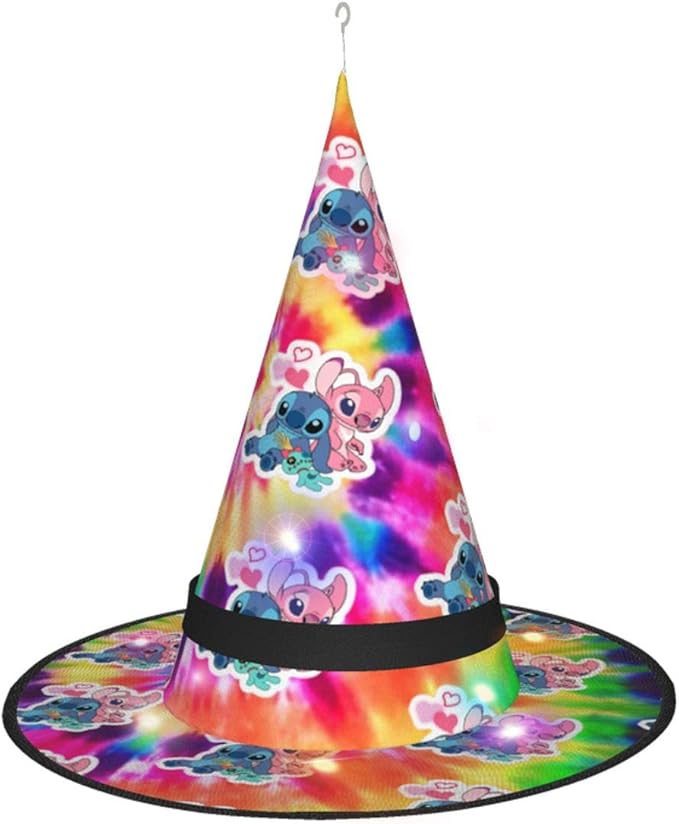 Efruiwnk Lilo and Stitch Witch Hat Halloween Costume Witch Hat