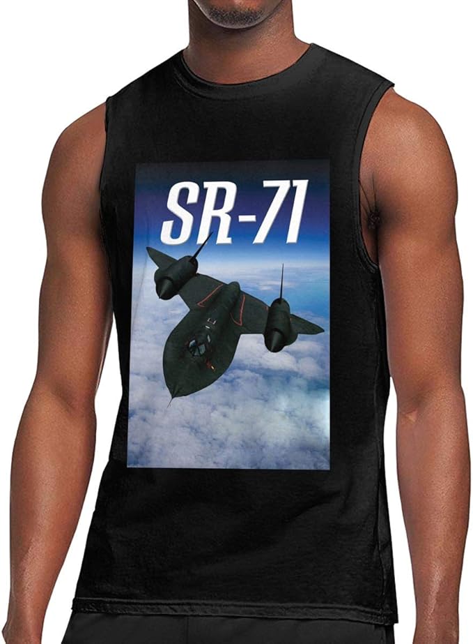 Download Amazon.com: Sr-71 Blackbird B Sleeveless T for Men Cotton ...