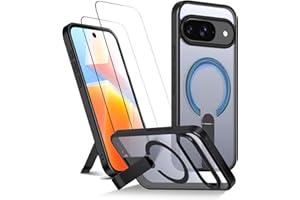 Case for Google Pixel 10/10 Pro & Pixel 9/9 Pro Cover Compatible with MagSafe - with 2 Pieces Tempered Screen Protector, Ultr
