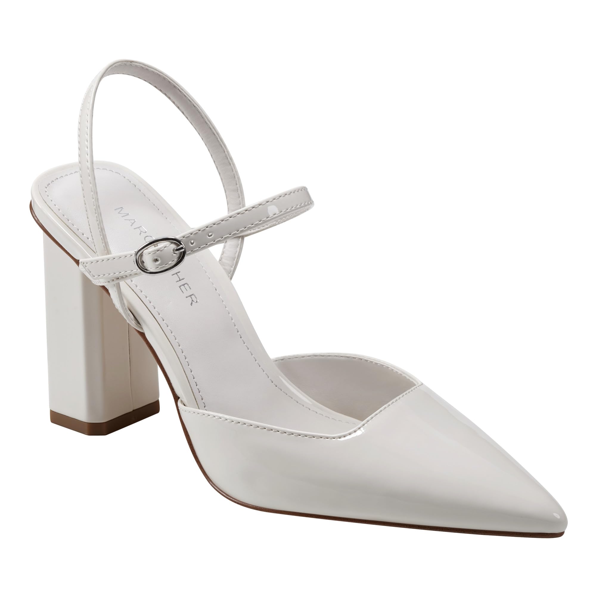Marc Fisher Women’s DOSTER Pump, Chic Cream 150, 5