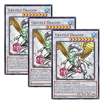 Amazon 3枚セット 遊戯王 英語版 Docs En048 Graydle Dragon