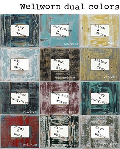 Rustic Window Shutters (2) 14.5" wide X 21.75" tall for 37.5" X 21.75" Window Pane Mirror (window mirror sold separately)