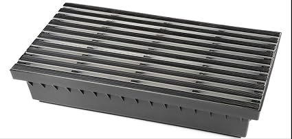 Profi Fussabstreifer Mit Wanne 585x370x10 Rost Gummstreifen In