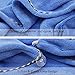 Microfiber Hair drying Towels with button,Long Hair Wrap,Fast Drying Hair cap,Absorbent Twist Turban for Fine&Delicate Hair,Blue and Pink (2 pack)