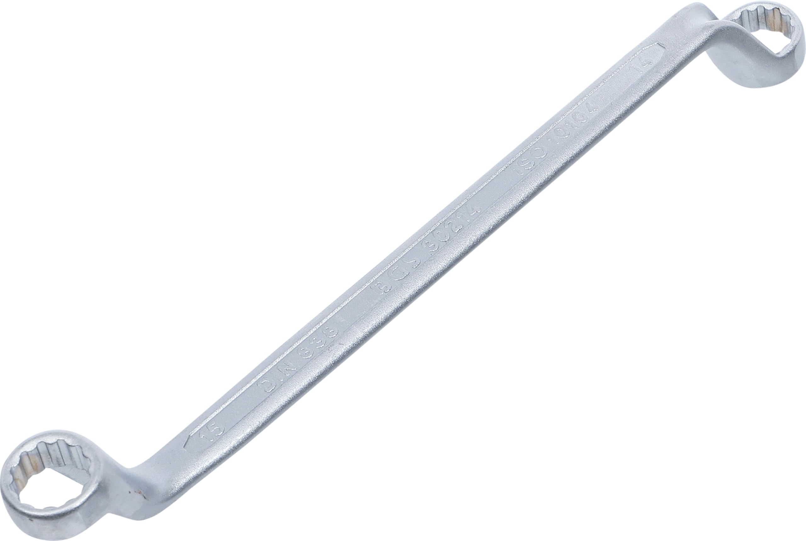 BGS 30214 | Double Ring Spanner | deep offset ends | 14 x 15 mm — image 1