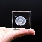 Crrezhai 3D Love Heart K9 Glass Cloud Paperweight Cube Crystal Art of Figurines Engraving for Home Feng Shui Decoration Ornaments