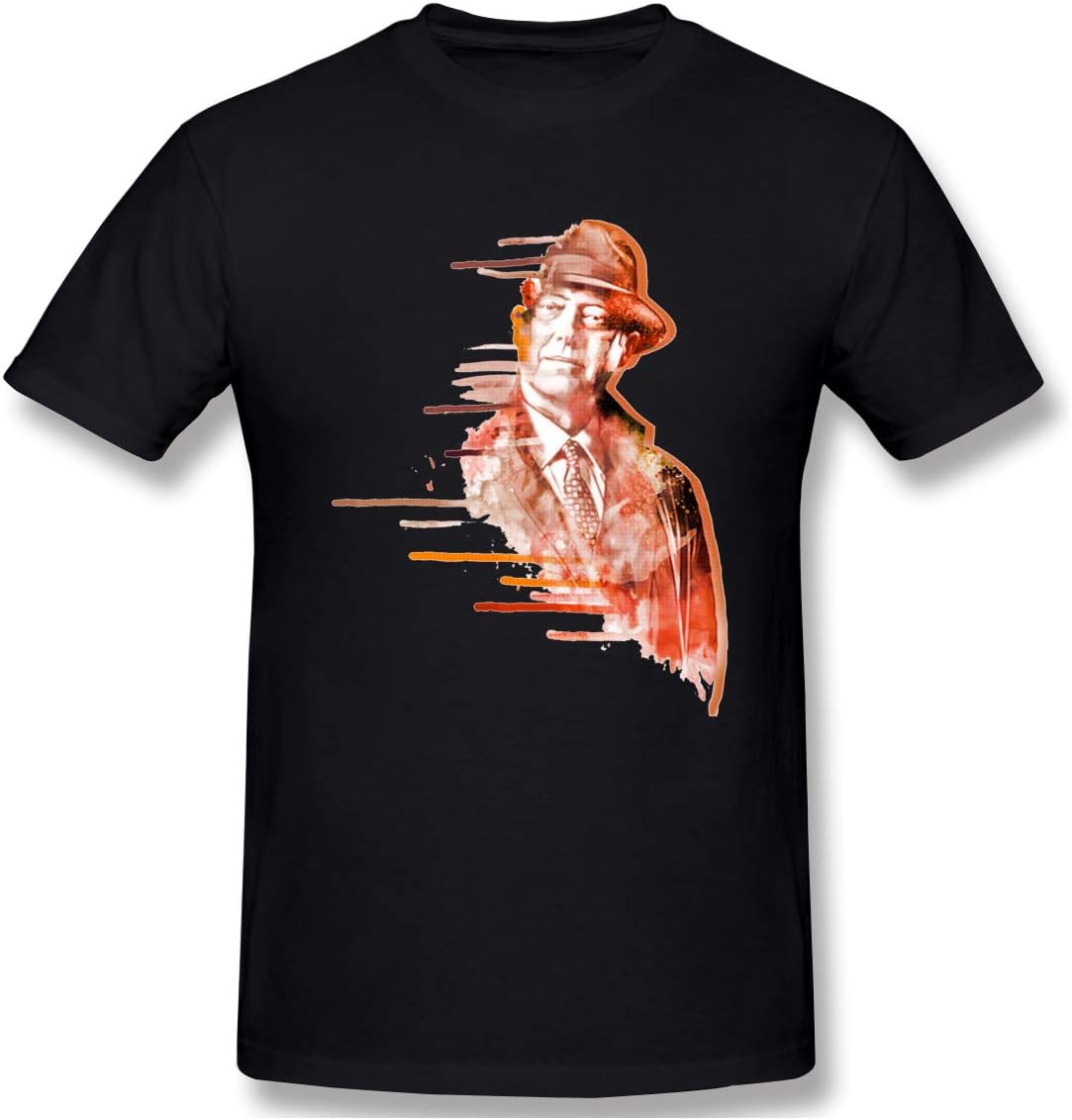 Fashion Men's The Blacklist Artwork T-Shirts with Men's Black Short Sleeve