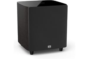 JBL Studio 660P, Dark Wood - High-Performance, Subwoofer with 12” PolyPlas Cone Woofer - Elegant Design with Magnetic Grille