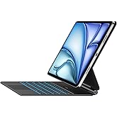 Jibrealg Keyboard Case for iPad Air 11" (M3 2025 / M2 2024) & iPad Pro 11"(1st/2nd/3rd/4th Gen), Slim Magic Keyboard with Multi-Touch Trackpad for 10.9"iPad Air 4th/5th Gen with 7-Color Backlit,Black