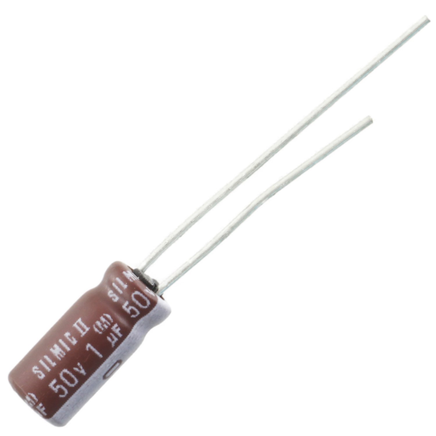 Elna SILMIC II Audio Grade Radial Electrolytic Capacitor, 1uF 50V