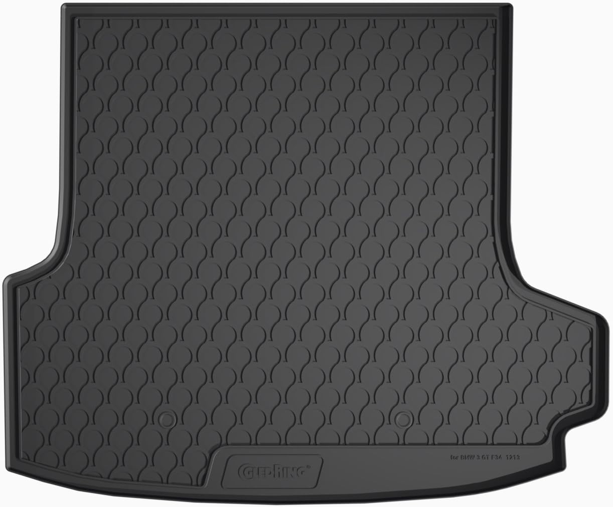 Gledring Rubbasol (Rubber) Boot Mat compatible with BMW 3-Series GT F34 2013, Black - Image 5