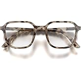 LONDON MOLE® Hollywood reading glasses | Cool square shaped readers | Men’s Women’s Unisex | Spring hinges