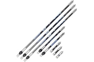 ZSHJGJR Archery Bow Stabilizer Balance Bar Rod System 3-30 Inch Carbon Fiber Stabilizer Damping Shock Absorber for Recurve Compound Bow