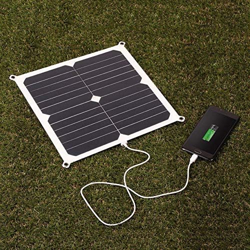 Haga 13W 6V Flexible Slim Solar Panel Power Battery Charger Portable Outdoor Camping Powerbank Travelling Power Supply DIY