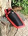 KEMAIER Pruner Holster - Canvas Sheath Clipper Sheath Pruner Pouch (Red)