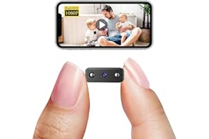 HOWKOW Indoor Wireless WiFi Camera Home Security Room Body Cameras Nanny Cam Smart Home Outdoor Cams Pet Dog Baby Camera 1080P House Portable Camera Mini Room Night Vision Camera No Need WiFi Door Camera