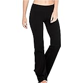 Houmous S-XXXL 29''31''33''35'' Inseam Women's Cotton Bootcut Pants Inner Pocket