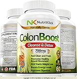 Nutriklick Colon Boost Cleanse and Detox for Digestive Health, 15 Day Program