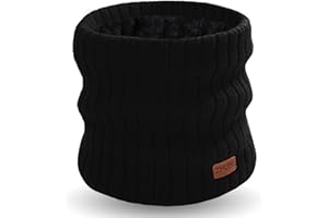 ZMUBB Neck Warmer Gaiter, Winter Fleece Lined Face Mask Scarf for Men Women, Thick Warm Cold Weather Running Ski Neck Cover