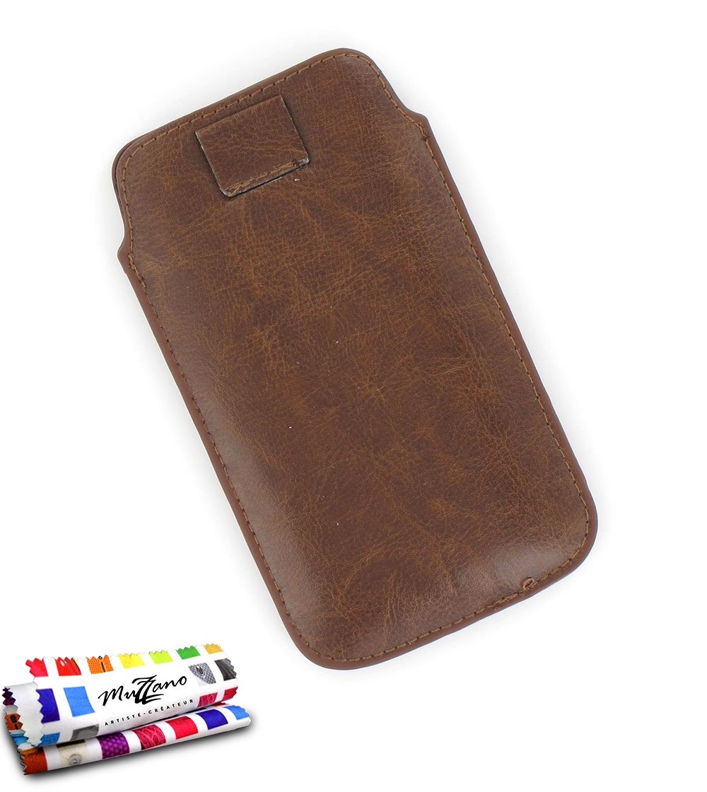 MUZZANO Original Le Sweep Case Cover for LG Optimus L5 II - Brown