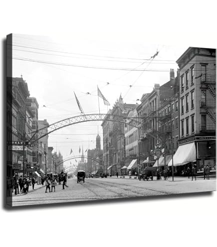 Amazon.com: ArtDirect Crossing the Ohio River 34x24 Framed Art
