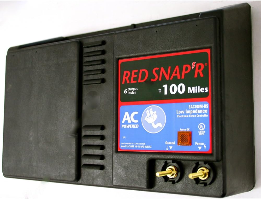 Red Snap'r EAC100MRS 100Mile AC Low Impedance Fence