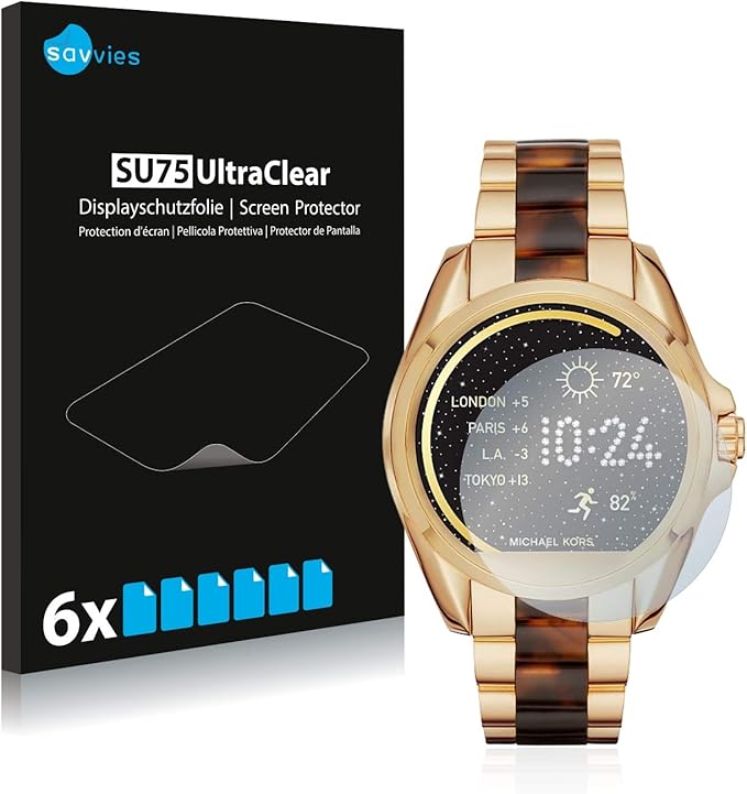 savvies Protector Pantalla Compatible con Michael Kors Access ...