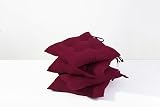 HAMO Dining Chair Seat Pads 4x 38x38 cm Tufted Red Set view 7