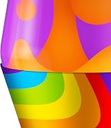 Lava Lamp 14.5" Flowing Colour Original Motion Lamp Orange Purple view 4