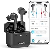 Cearvol OTC Hearing Aids for Seniors, Bluetooth 5.3 Rechargeable Devices, Customizable App Control for Android/iOS, Stream Music/Calls, Black