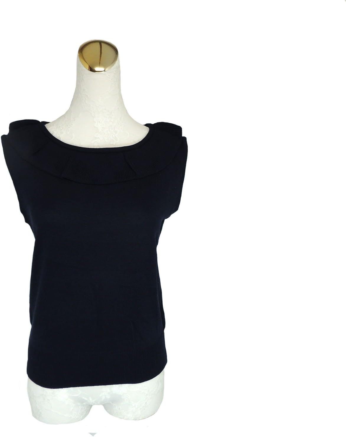 Female ruffle sleeveless tops