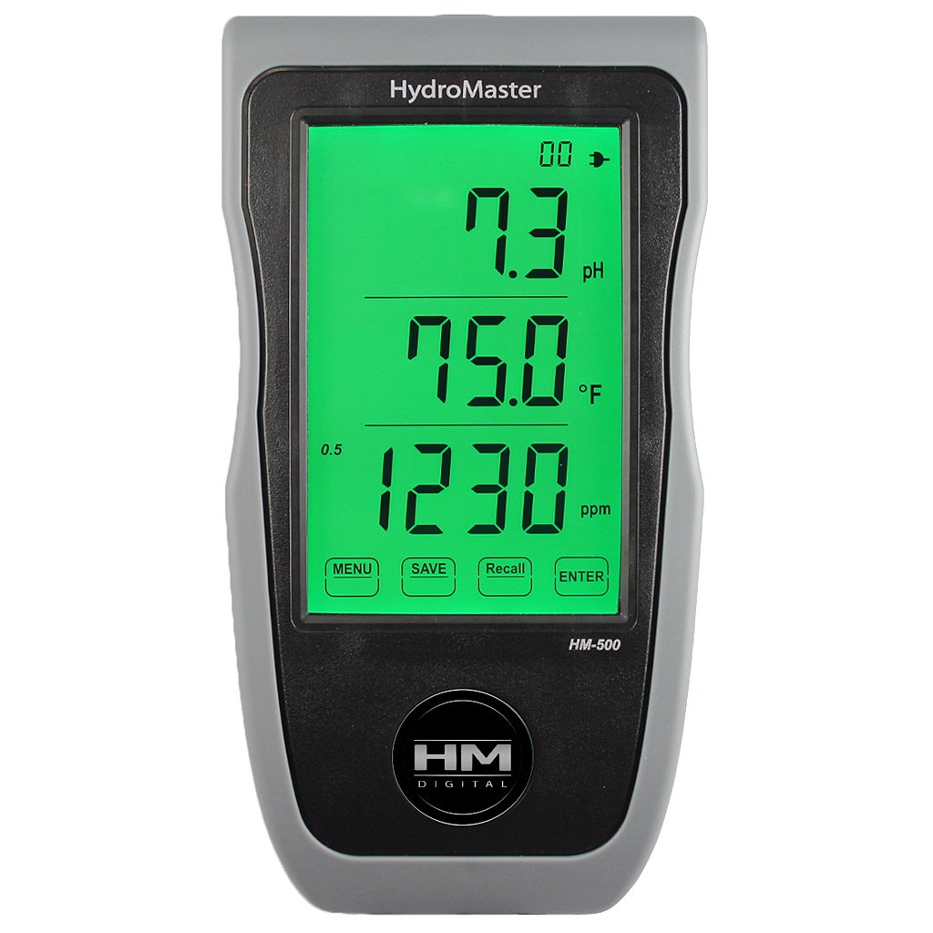 HM Digital Hydromaster (HM-500) TDS / °F/pH/EC Continuous Controller - 2241 - 1 Count - Litmus Paper and Other Reactive Substrates