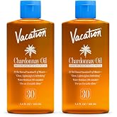 Vacation Chardonnay Oil SPF 30 Sunscreen Oil, 3.4 Fluid Ounces, Pack of 2 | Hydrating, Lightweight, Reef Safe, Invisible, Water-Resistant, Travel Size
