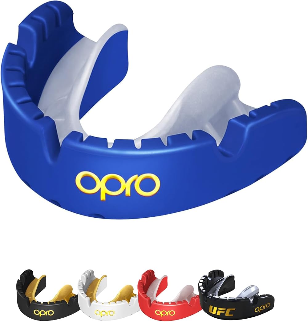 OPRO Gold Level Mouthguard for Braces Premium Fit Adult 10+ UK Made