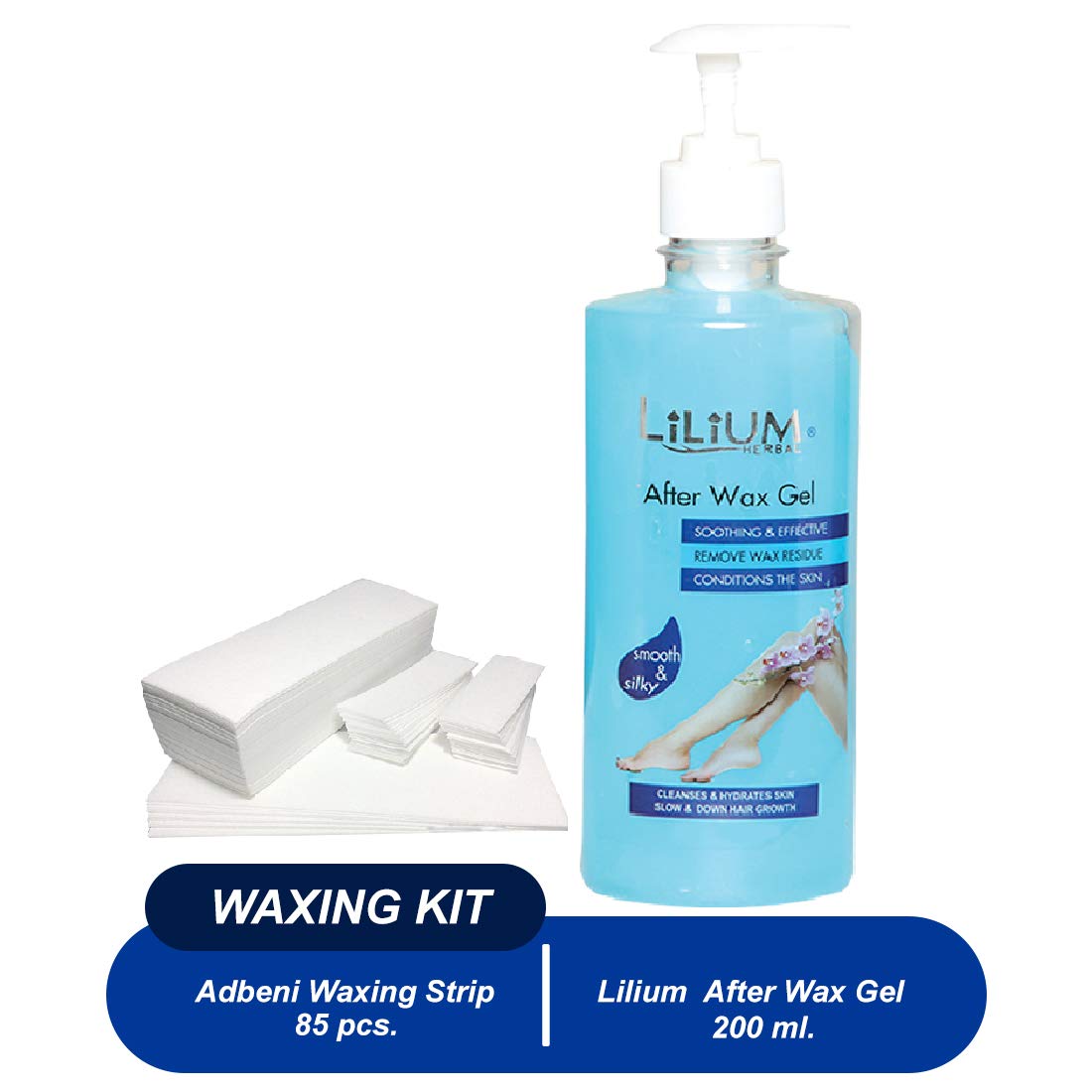 Lilium Body Care Waxing Kit After Wax Gel200ml With Waxing