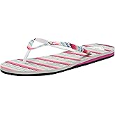 Roxy Women's Portofino III Flat Sandals, Charcoal, 8