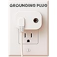 Gaya Grounding Plug Adapter – Dual Port Ground Connection for Grounding Mats, Sheets, Wristbands – Universal Type B Outlet Co